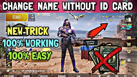 How To Change Name In Pubg Mobile Withoutname Card Pubg Name Change