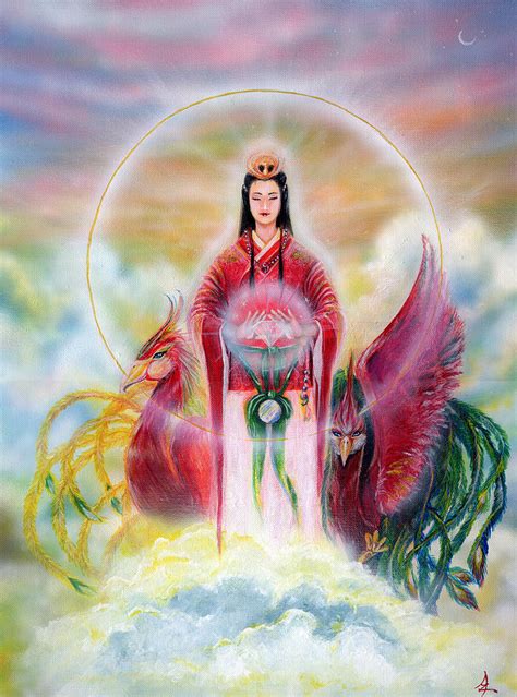 Amaterasu Goddess Of The Sun Painting By Acchi Aya Sanchez