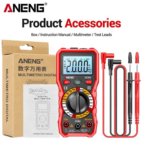 Aneng Sz Sz Professional Smart Digital Multimeter With Led Lights