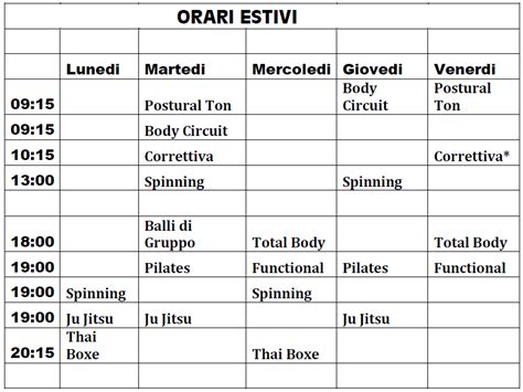 Calendario Turni Ciclo Continuo