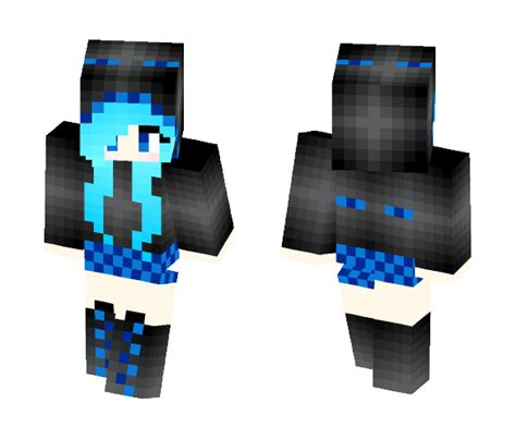 Download Blue Ender Girl Minecraft Skin For Free Superminecraftskins