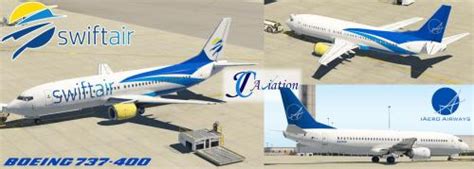 Swift Air And Iaero Boeing 737 400 Livery Pack Aircraft Skins