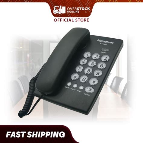 Pashaphone Corded Phone Kx T With Big Button Landline Telephone Tm