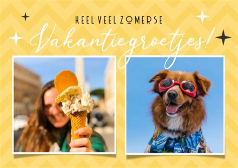 Fotokaart Vakantie Met 2 Eigen Foto S Kaartje2go