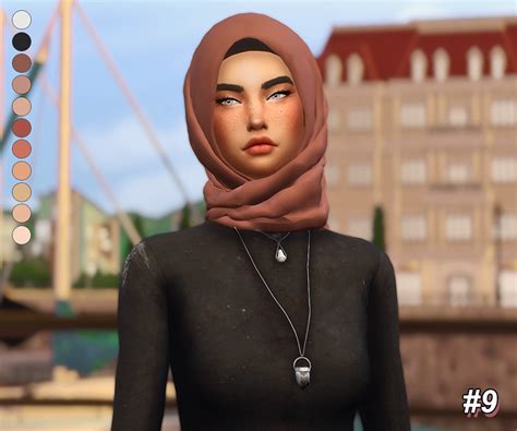 Lana Cc Finds Pxeldaisy Aanhamdan S Hijabs Recoloured Mesh