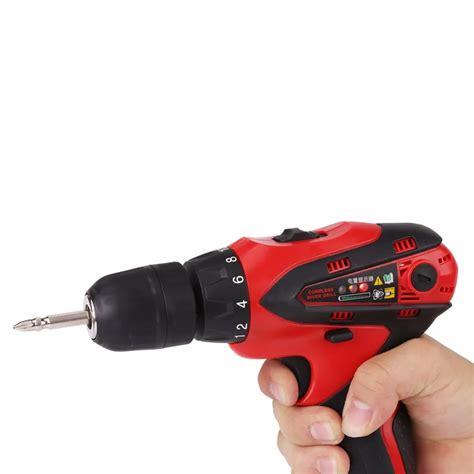 Electric screwdriver power tool set 12V lithium ion battery cordless ...