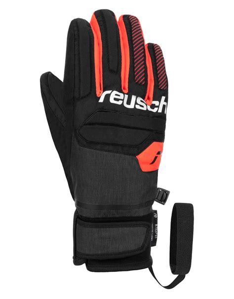 Reusch Reusch Warrior R Tex Xt Junior Black White Fluo Red Gants