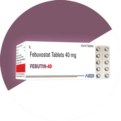 Febutin 40 Febuxostat 40 Mg At Rs 119 In Panchkula Id 24145170873