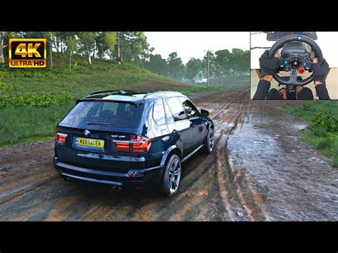 BMW X5 M Realistic Offroading 4K Forza Horizon 5 Logitech G29