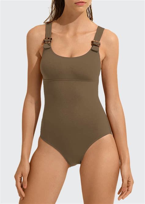 Eres Locket Scoop Neck One Piece Swimsuit Bergdorf Goodman