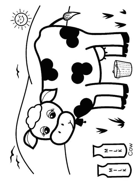 Dibujos Para Colorear De Una Vaca Lechera Para Colorear Porn Sex Sexiz Pix