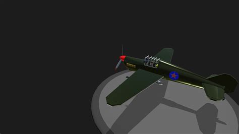 SimplePlanes Curtis P 40 Warhawk