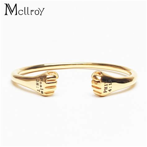 Mcllroy Open Manchet Bangle Mannen Vuist Armbanden Grandado