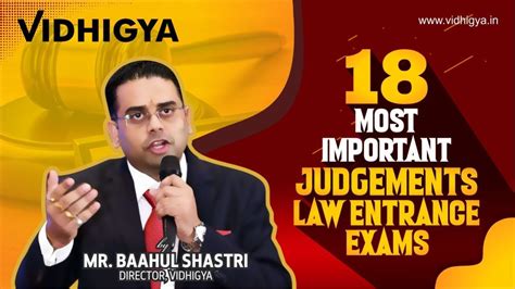 18 Most Important Judgments Legal Gk For Clat Ailet And Other Law Entrance Exams Vidhigya