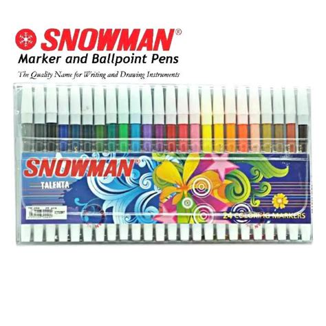 Jual Spidol Snowman Warna Coloring Marker Shopee Indonesia