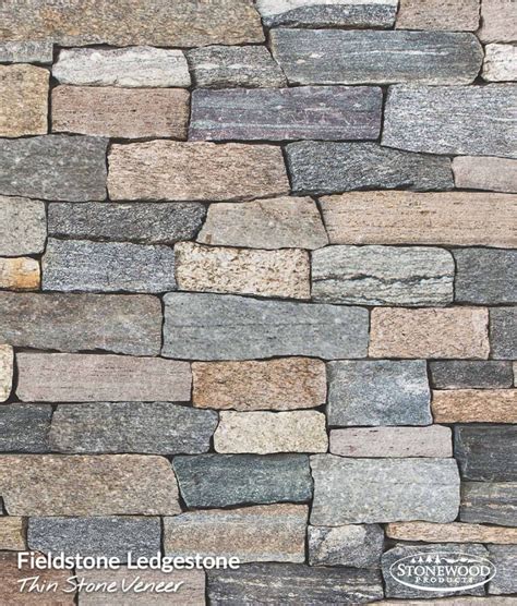 Ledgestone Veneer Natural Thin Stone Fieldstone Thin Veneer