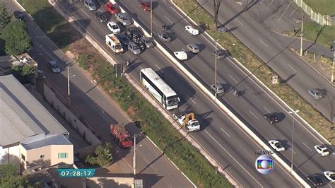 Nibus Problemas Mec Nicos Atrapalha Tr Nsito No Anel Rodovi Rio De