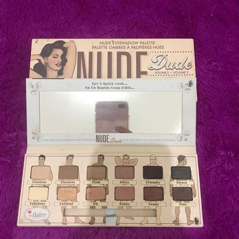 The Balm Nude Dude Palette Kesehatan Kecantikan Rias Wajah Di Carousell