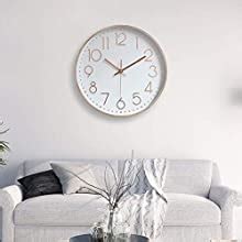 Tebery Cm Horloge Murale Grande Moderne Digitale Horloge Murale Sans