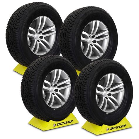 Kit 4 Pneus Dunlop Aro 17 265 65R17 112S Grandtrek AT25 Original Hilux