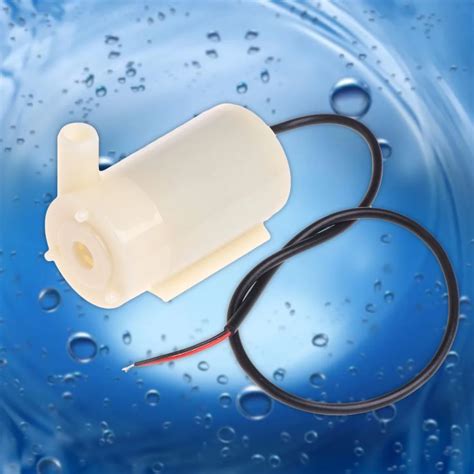 1Pc Micro Submersible Water Pump Mini DC 3 5V 100L/H Silent Water Pumps ...