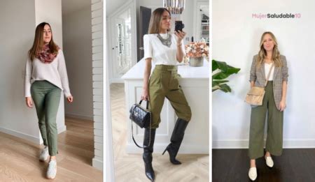 Aprende A Combinar Un Pantal N Verde Olivo Con Estos Outfits Mujer