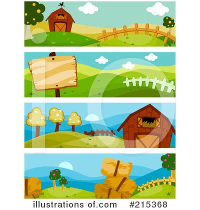 Farm Land Clipart #1052167 - Illustration by AtStockIllustration