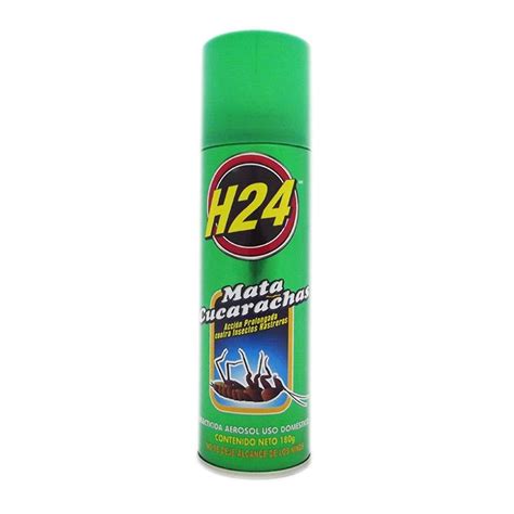 Insecticida H24 Mata Cucarachas En Aerosol 180 G Walmart