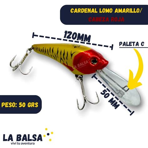 Señuelo NG Mojarra Mediana Paleta Corta La Balsa