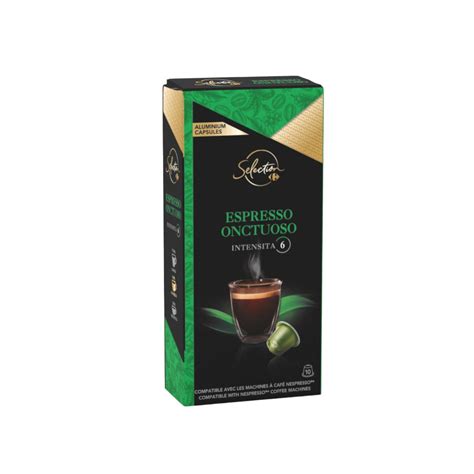 Café capsules Compatibles Nespresso Espresso Onctuoso CARREFOUR