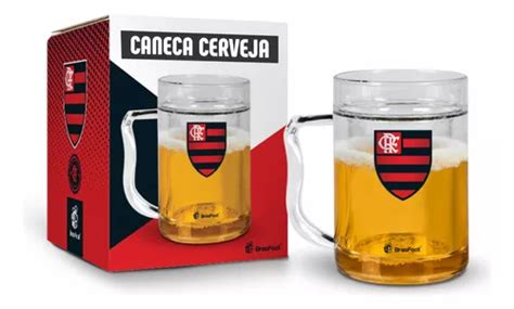 Taza De Gel Chopp Times Beer De 200 Ml Color Blanco Flamengo