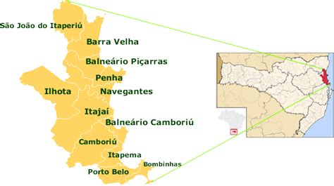 Cidades Da Microrregi O De Itaja Santa Catarina