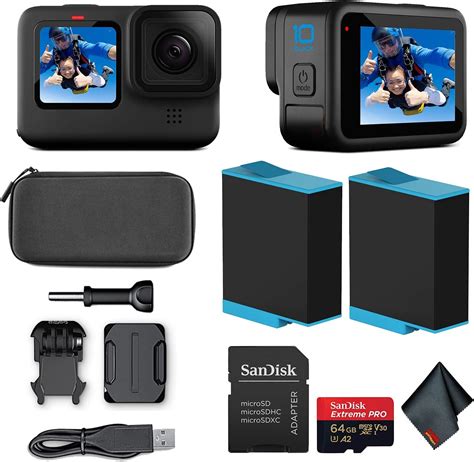 Amazon.com : GoPro HERO10 Black (Hero 10) - Waterproof Action Camera ...