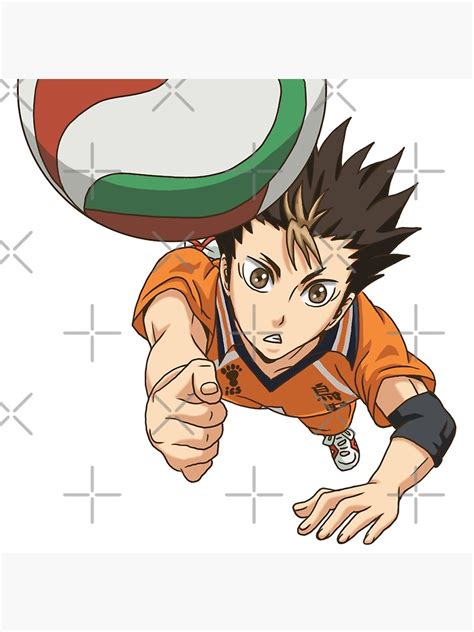 Haikyuu Nishinoya Yuu Sticker Poster For Sale By H0llydays Redbubble