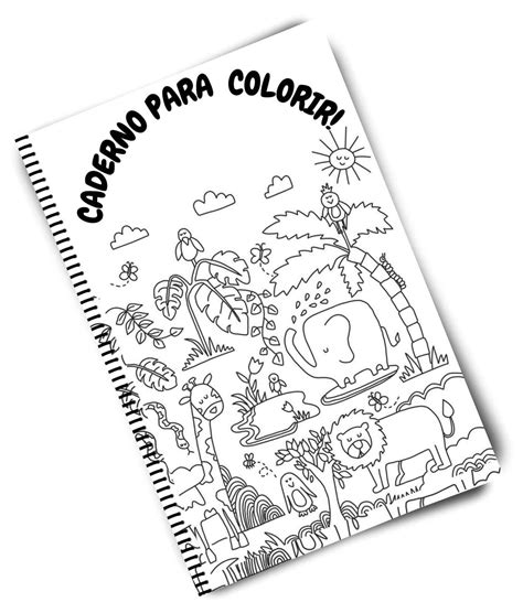 Caderninho De Desenho Para Pintar - 6
