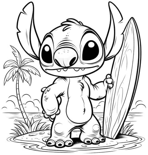 Lilo And Stitch Coloring Pages 43 Brand New Coloring Sheets In 2024