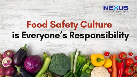 Food Safety Culture Is Everyones Responsibility Nexus Consultancy