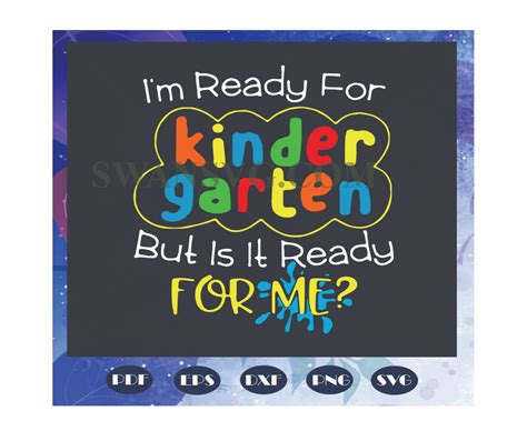 I Ready To Crush Kindergarten 100th Days Svg Kinder Svg Swansvg