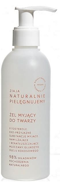 ZIAJA Naturalnie Pielęgnujemy żel do mycia twarzy 12355735046 Allegro pl