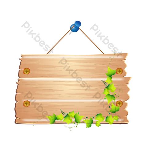 Notched Wooden Board Four Cut Wooden Board Text Box Png Png Images