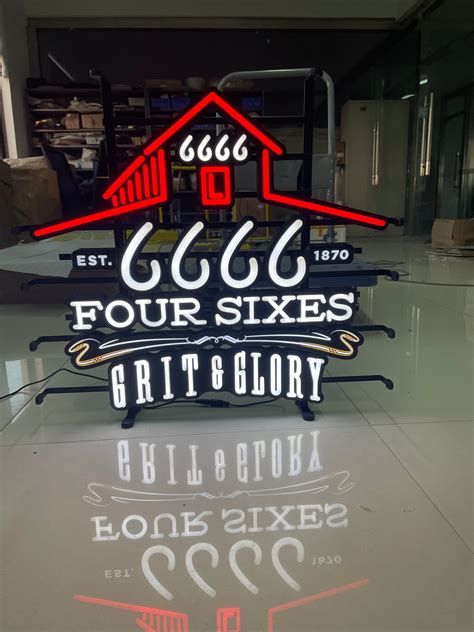 Grit & Glory Neon Sign - 6666gritandglory