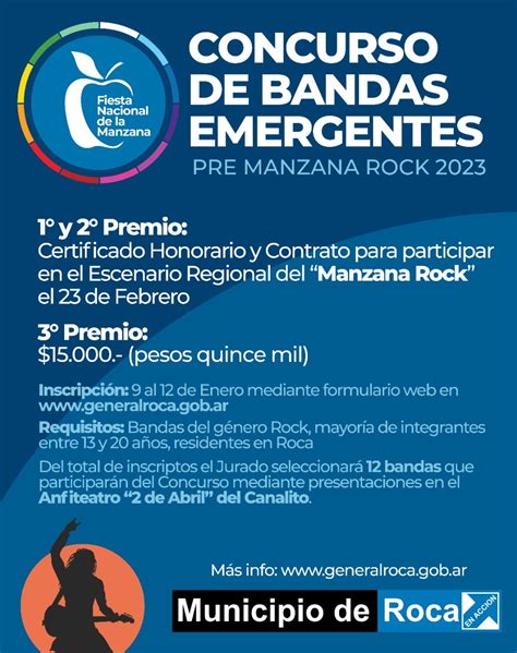 FNM23 CONCURSO DE BANDAS EMERGENTES PRE MANZANA ROCK 2023 Municipio