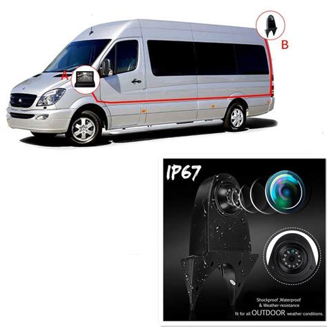 Van Rear View Backup Camera Parking Reverse Back Up Camera CMOS For