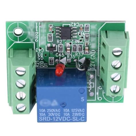 Module de relais à canal unique DC 12V Panneau de commande du