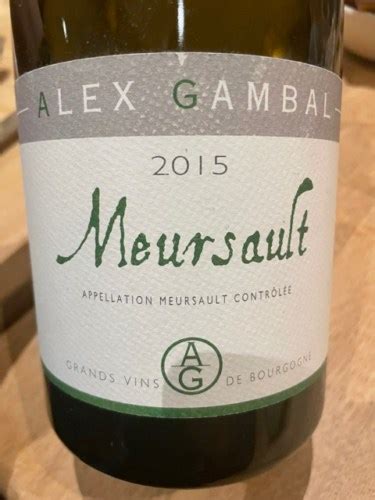 Alex Gambal Meursault Vivino Us