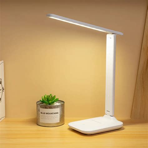 Lampe De Table Led Aste Par Usb Lampe De Bureau Intensit Variable En