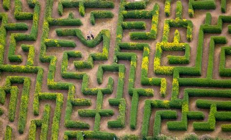 Bollewick Aus Der Vogelperspektive Irrgarten Labyrinth Bollewick In