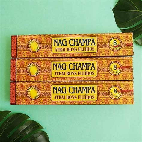 Incenso Indiano de Massala Nag Champa Para atrair bons fluídos