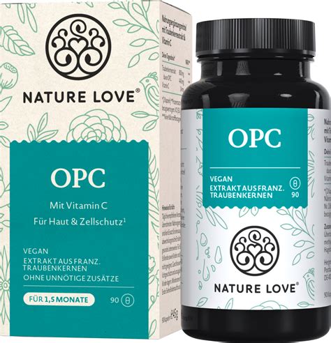 Nature Love Opc Traubenkernextrakt Kapseln St G Dauerhaft