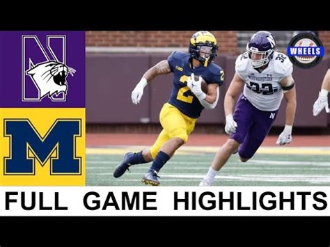 #6 Michigan vs Northwestern Highlights | College Football Week 8 | 2021 ...